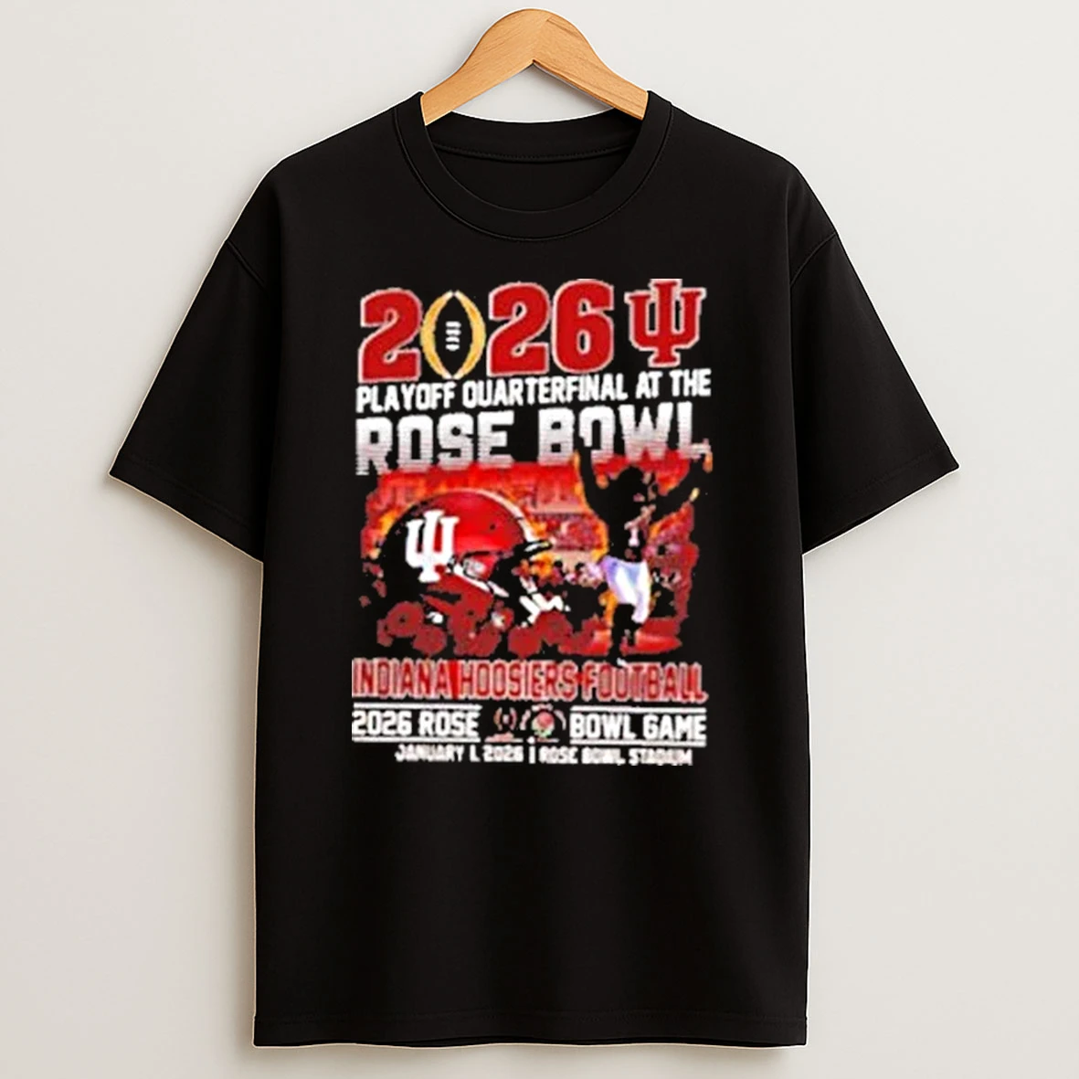 Indiana Hoosiers Football Mascot 2026 Playoff Quarterfinal At The Rose Bowl Shirts