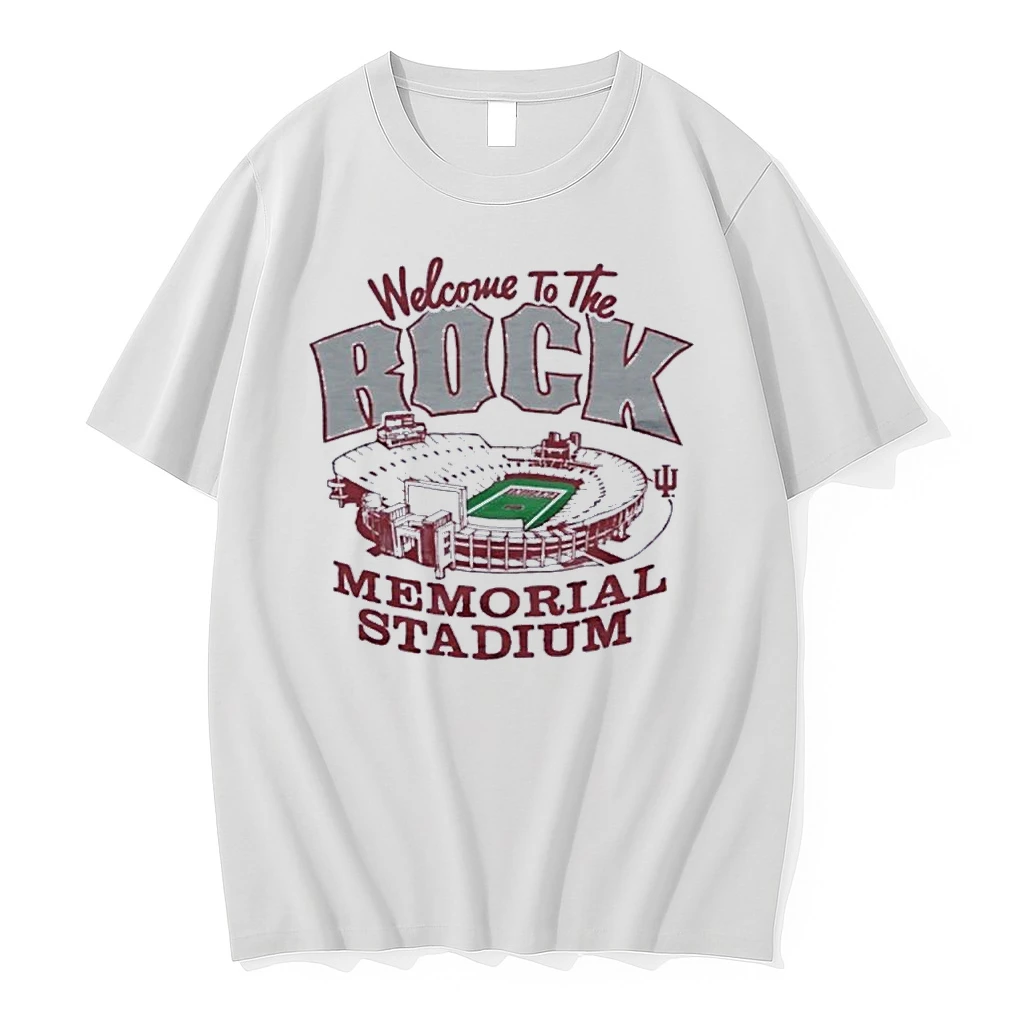 Indiana Hoosiers Football Welcome To The Rock Memorial Stadium Shirts