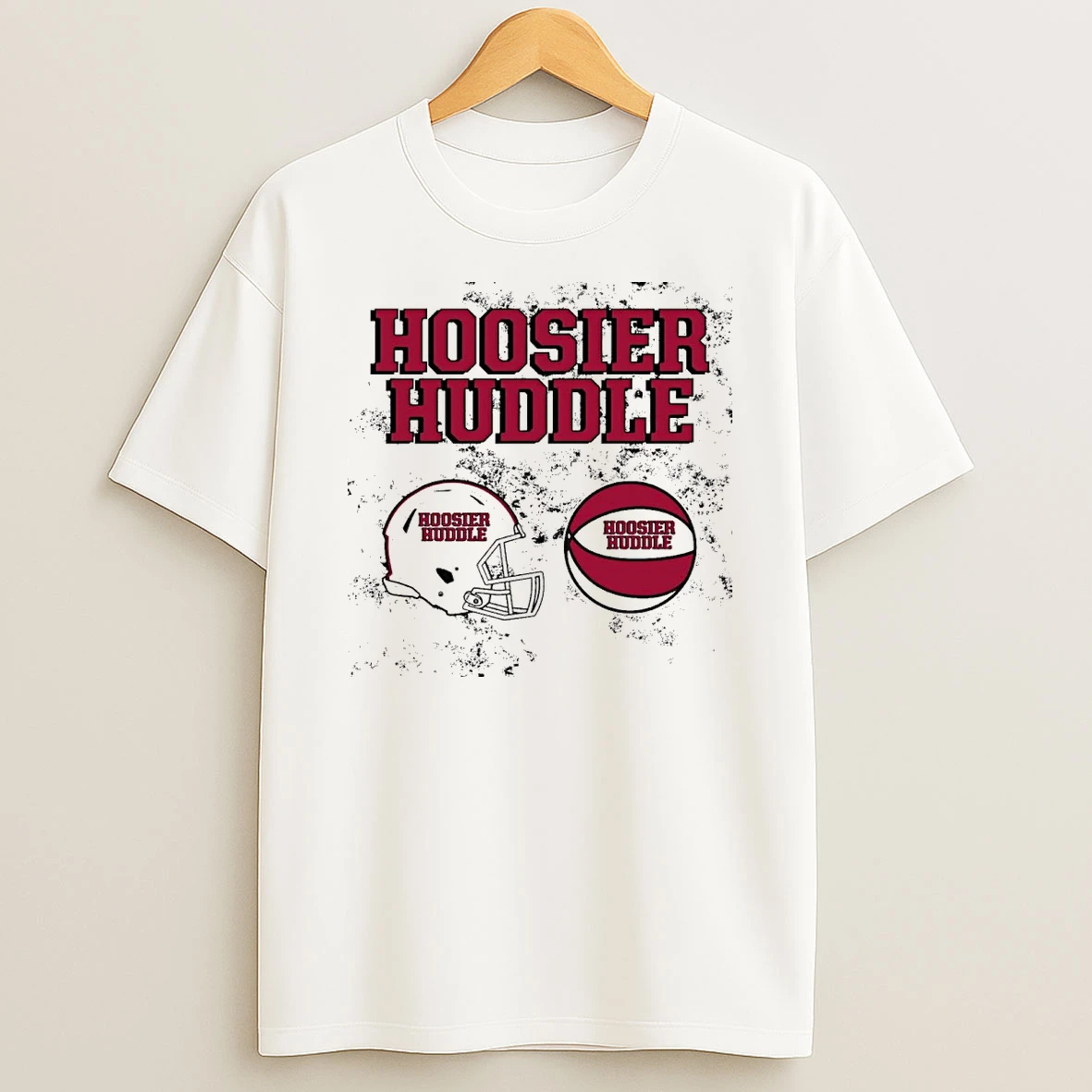 Indiana Hoosiers Huddle Football And Basketball Shirts