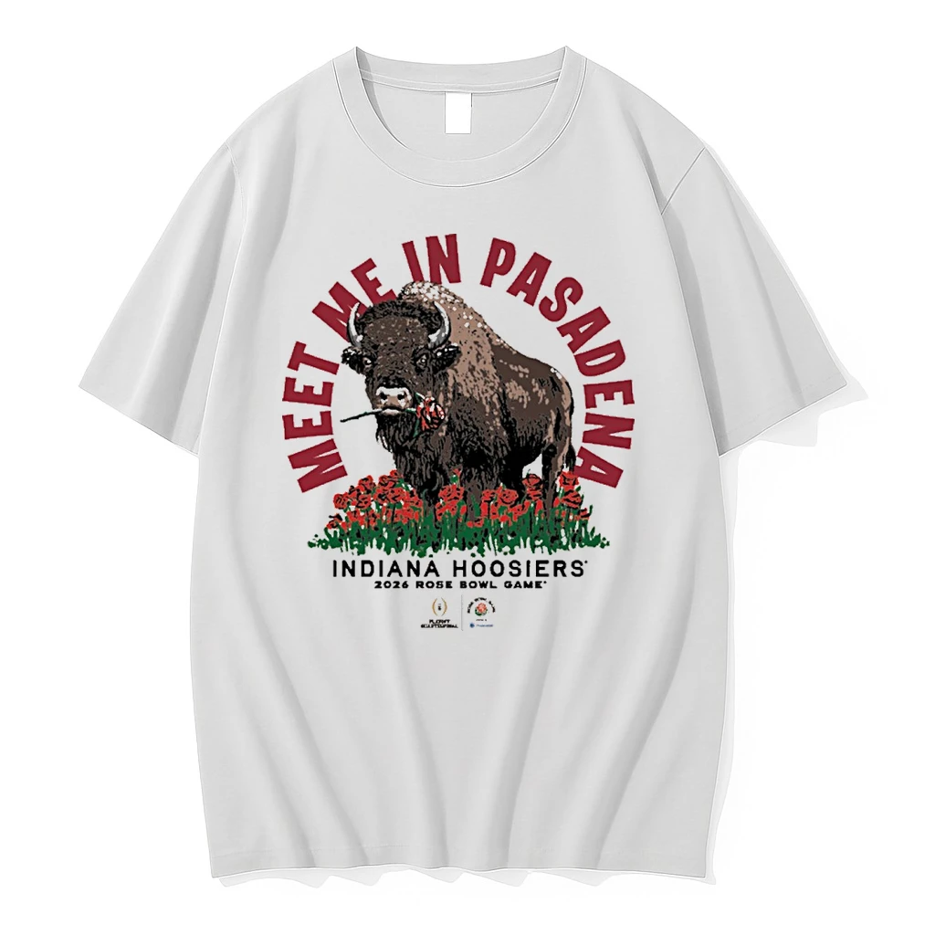 Indiana Hoosiers Meet Me In Pasadena 2026 Rose Bowl Game Shirts