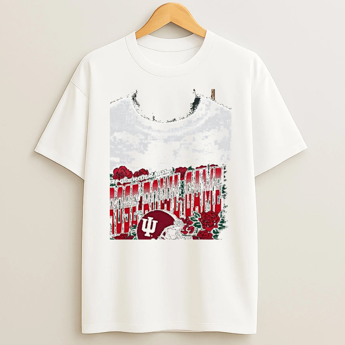Indiana Hoosiers Rose Bowl Game Helmet 2026 Graphic Shirts
