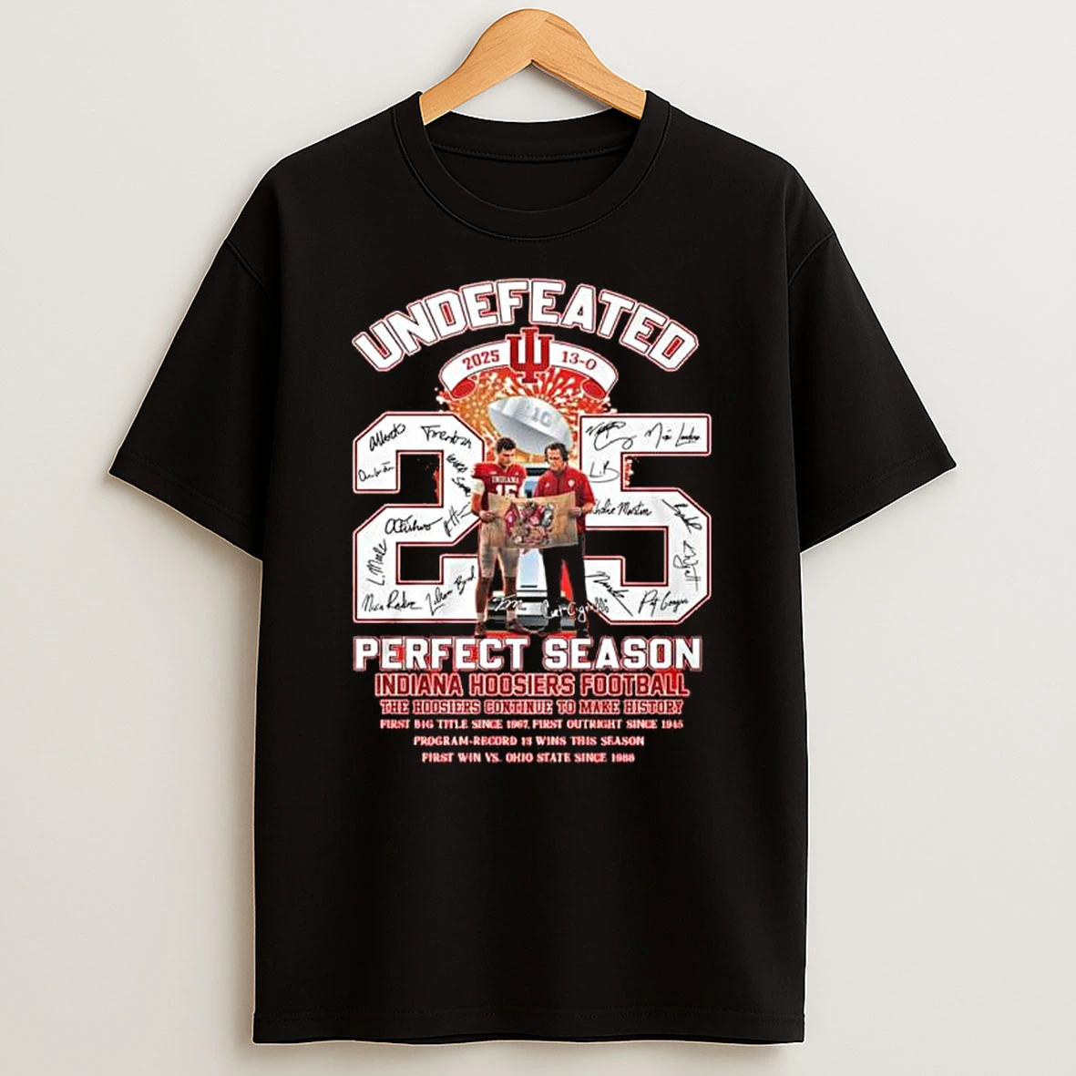 Indiana Hoosiers Undefeated 13 0 Perfect Season The Hoosiers Continues To Make History Shirts