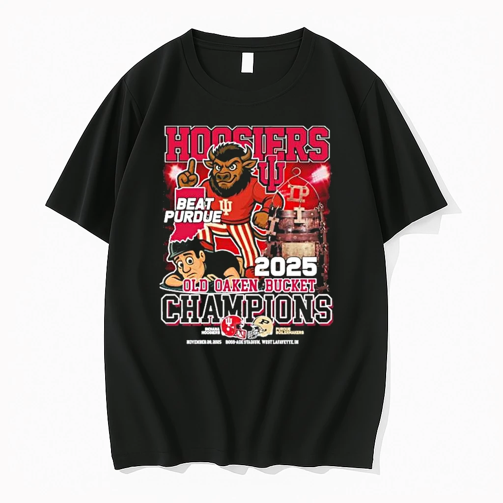 Indiana Hoosiers Beat Purdue 2025 Old Oaken Bucket Champions Shirts