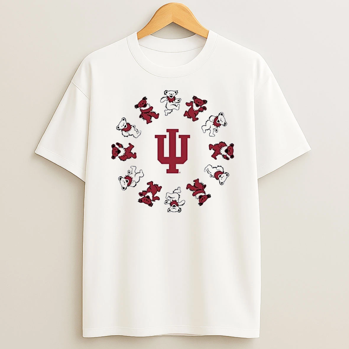 Indiana Hoosiers X Grateful Dead Circle Bears Shirts
