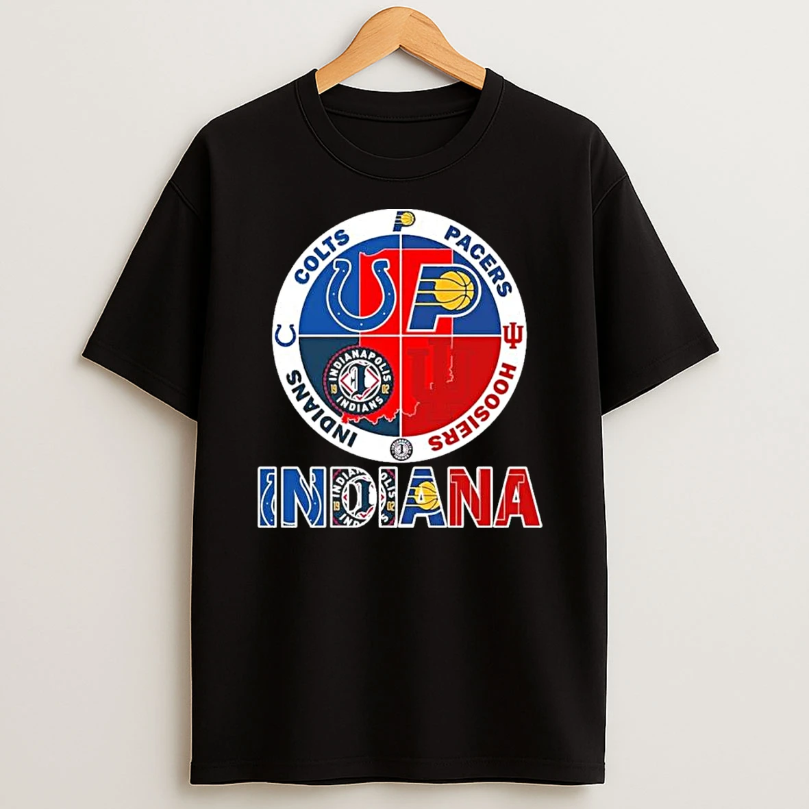 Indiana Sports Team Colts Pacers Hoosiers And Indians Shirts