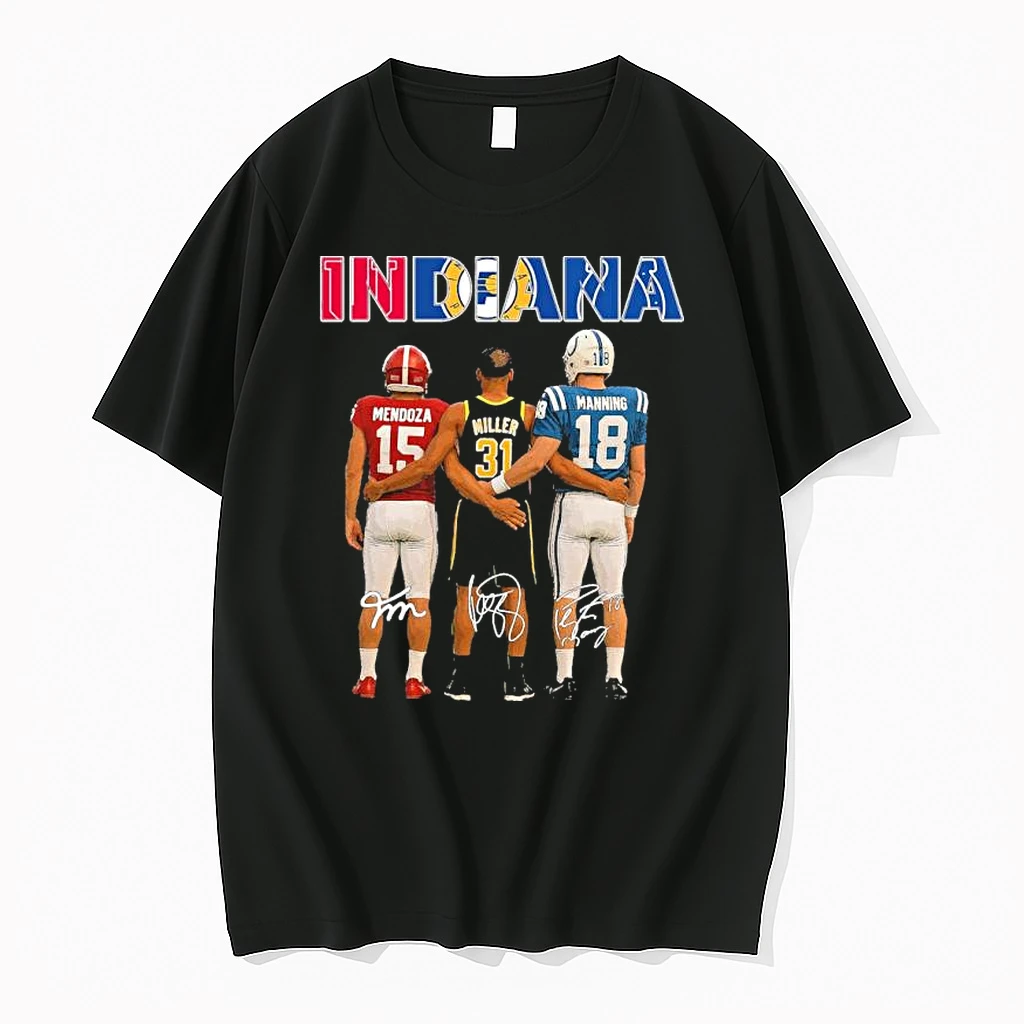 Indiana Sports Teams Mendoza Miller And Manning Shirts