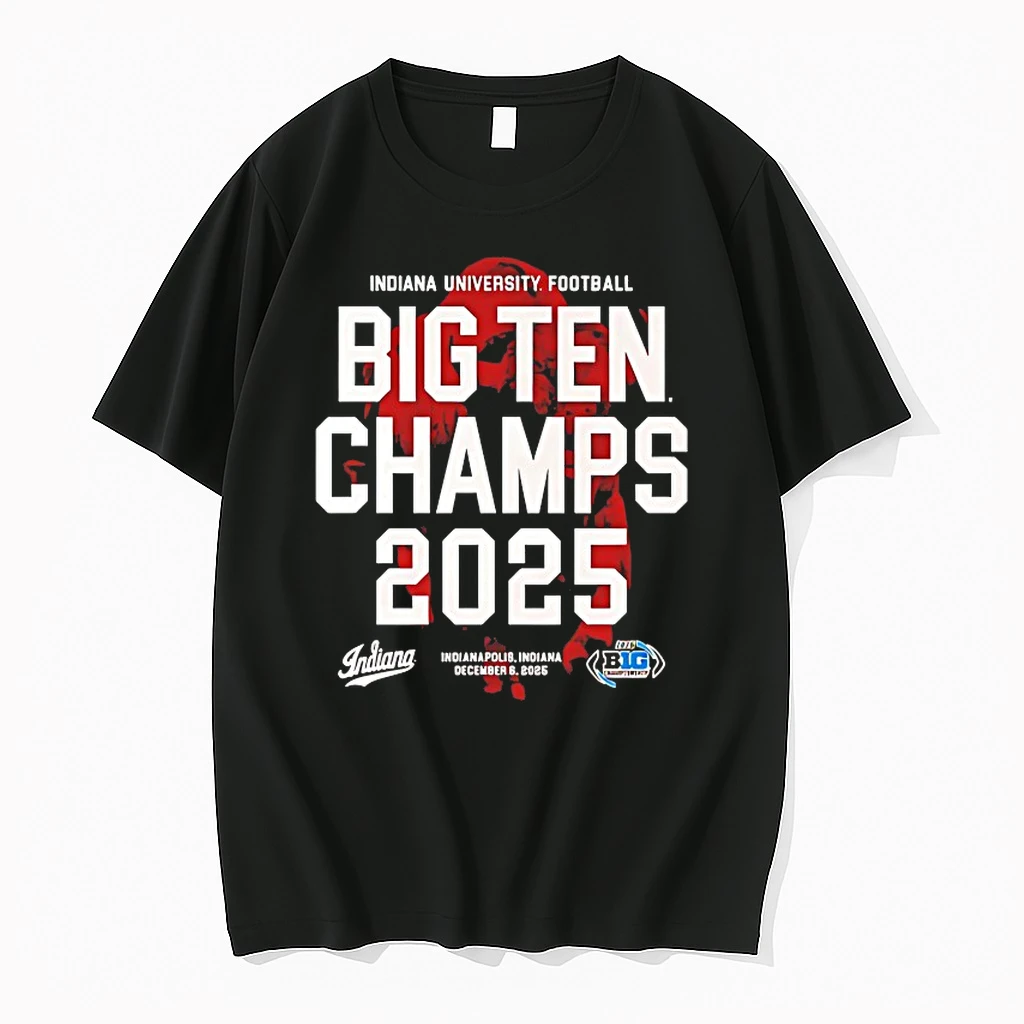 Indiana University Football Big Ten Champs 2025 Shirts