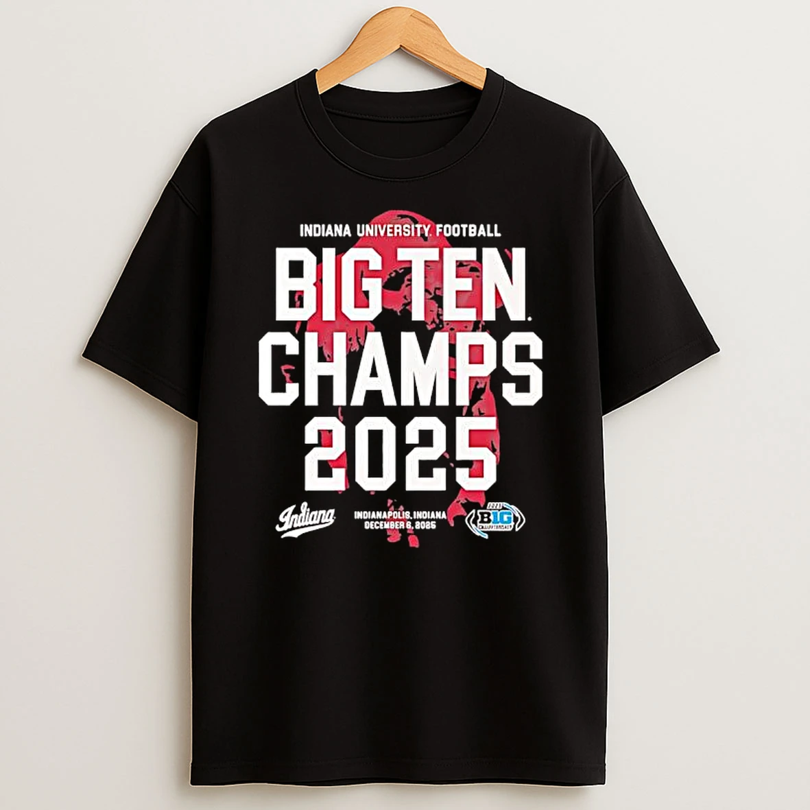 Indiana University Football Team Victory As The Big Ten Champs 2025 Shirts