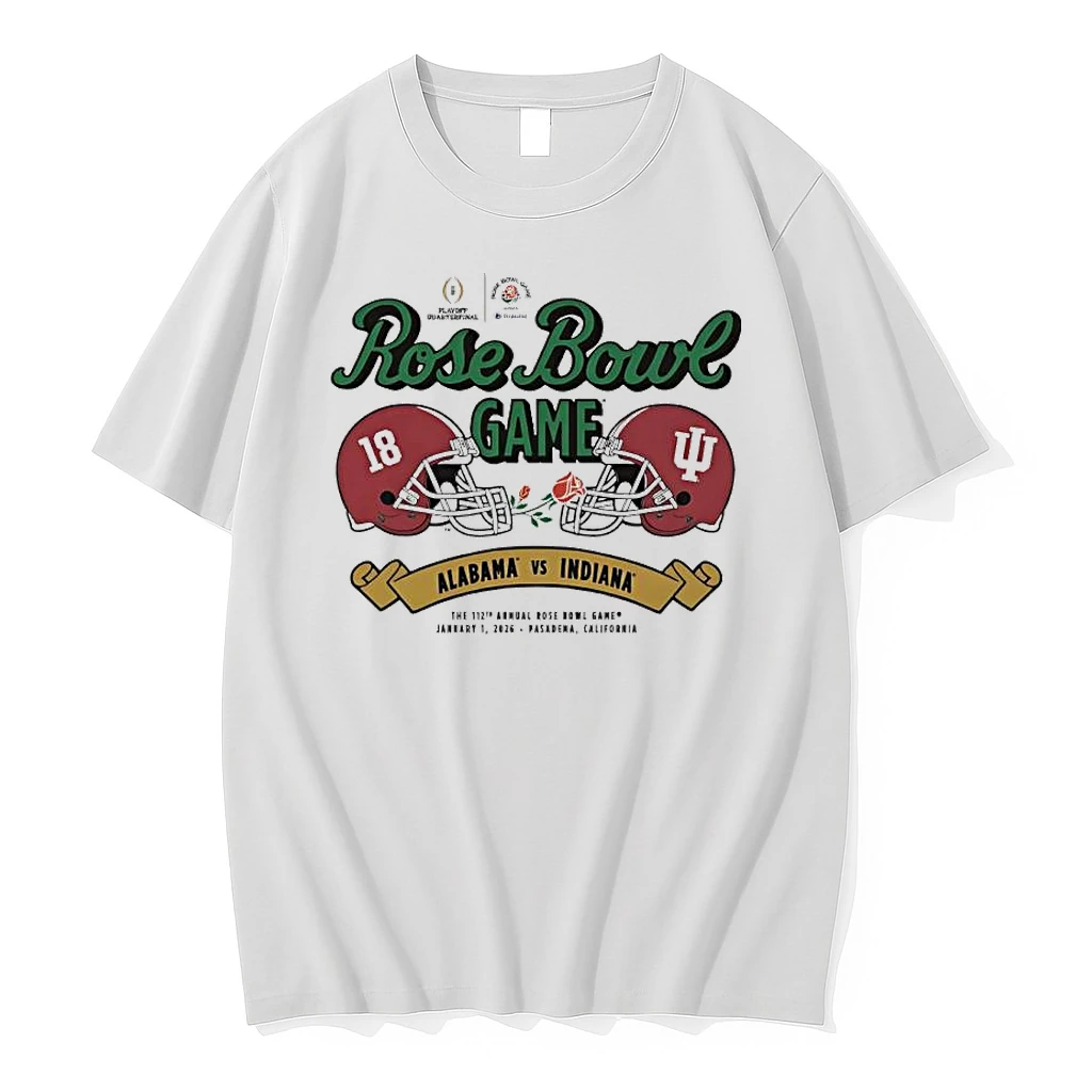 Indiana Vs Alabama 2026 Rose Bowl Game Helmet Matchup Shirts