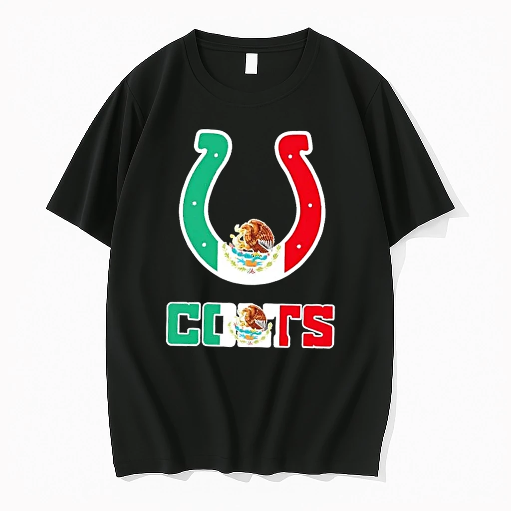 Indianapolis Colts Football X Mexican Flag Logo Shirts