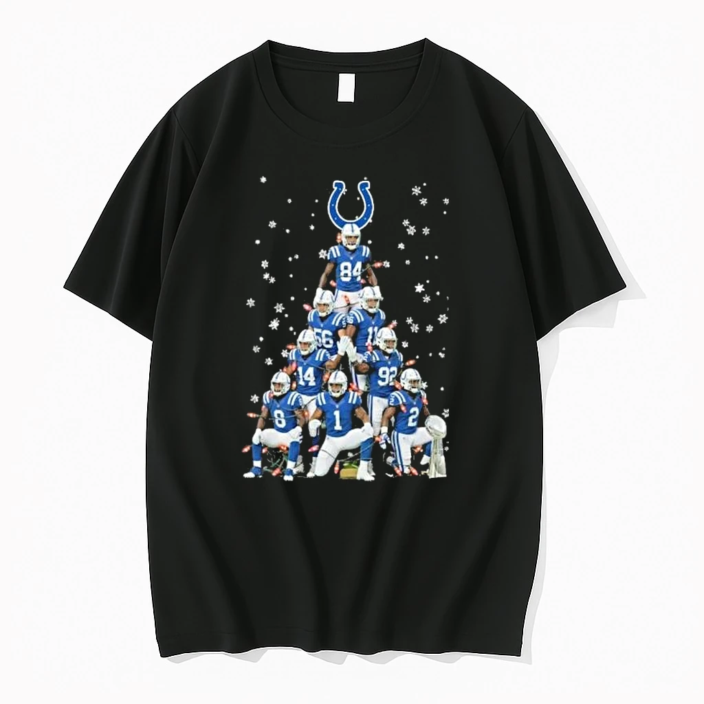 Indianapolis Colts Team Christmas Tree Shirts