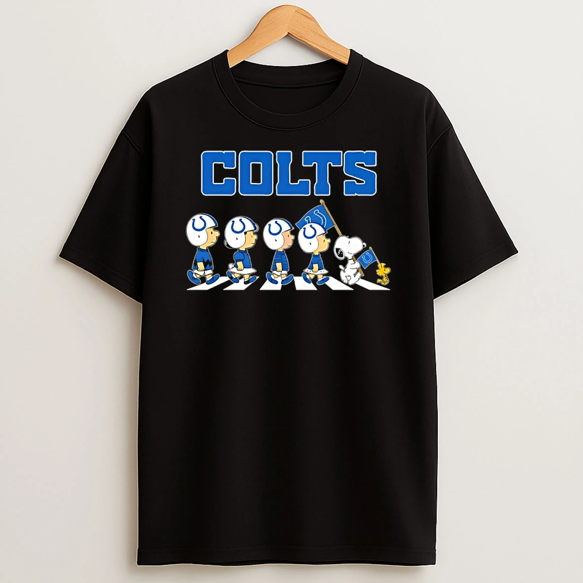 Indianapolis Colts X Peanuts Snoopy Abbey Road Shirts