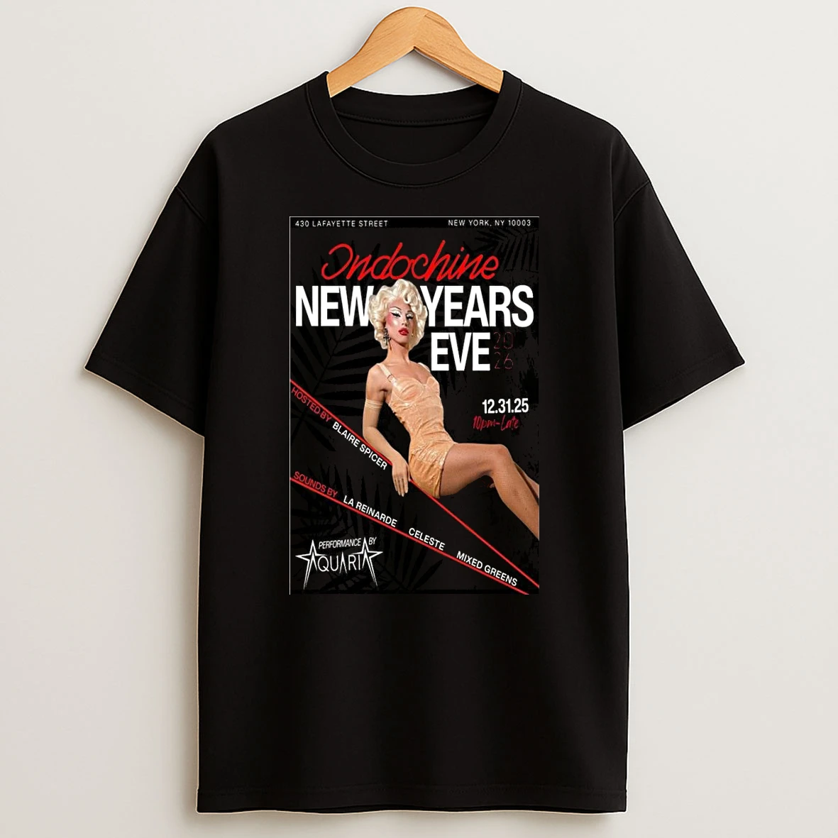 Indochine New Years Eve Aquaria New York Ny Dec 31 2025 Shirts