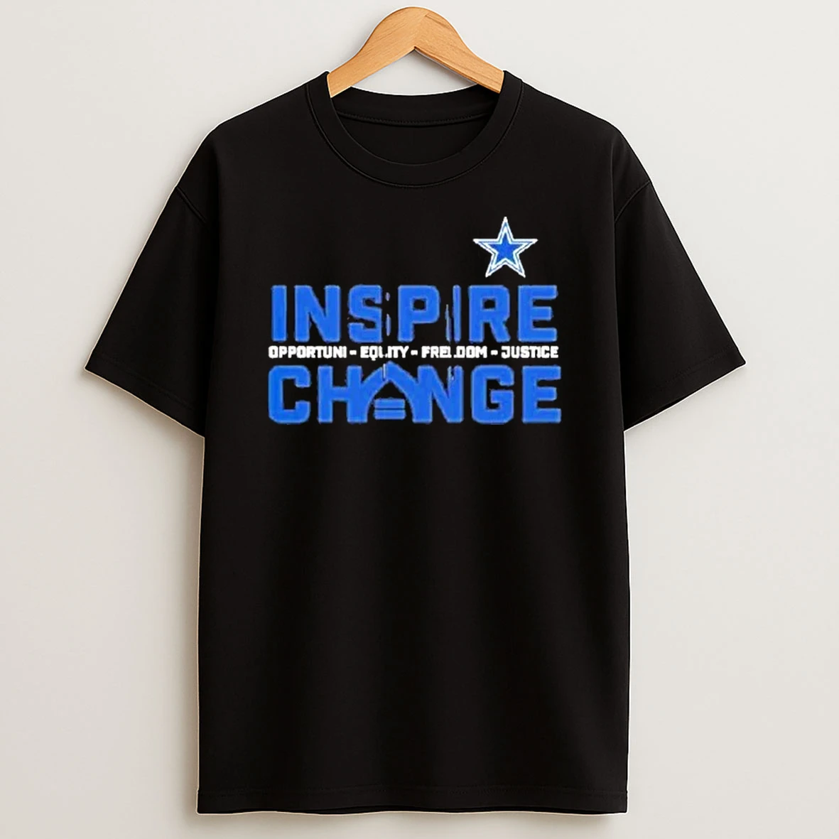 Inspire Change Opportunity Equity Freedom Justice Dallas Cowboys 2025 Shirts