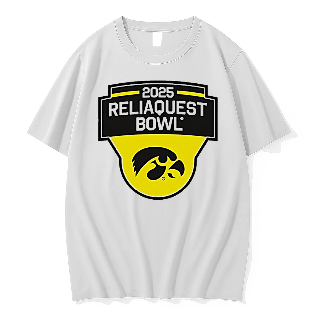 Iowa Hawkeyes 2025 Reliaquest Bowl Logo Shirts