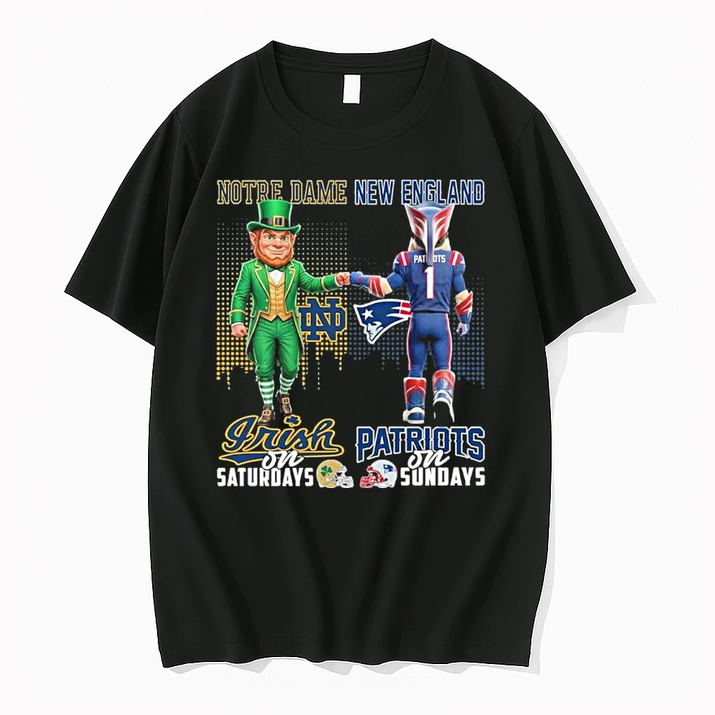 Irish Vs Patriots Mascot On Saturdays And On Sundays Shirts
