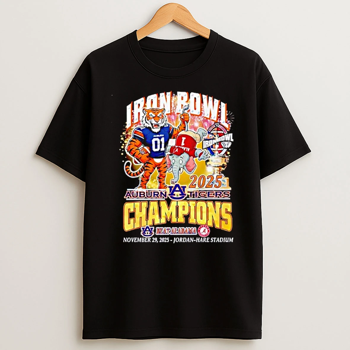 Iron Bowl Champions 2025 Auburn Tigers Beat Alabama Crimson Tide T Shirts