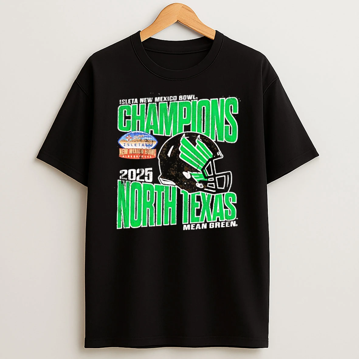 Isleta New Mexico Bowl Champions North Texas Mean Green 2025 Shirts