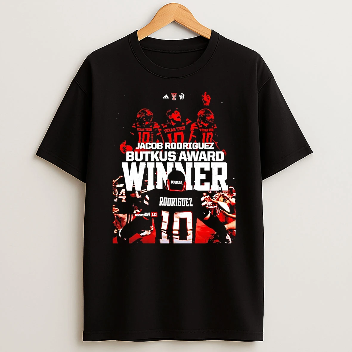 J Rod Is The 2025 Butkus Award Winner Texas Tech Football Shirts