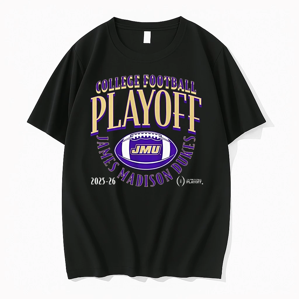 Jmu James Madison Dukes Football 2025 26 College Football Playoff Curve Shirts