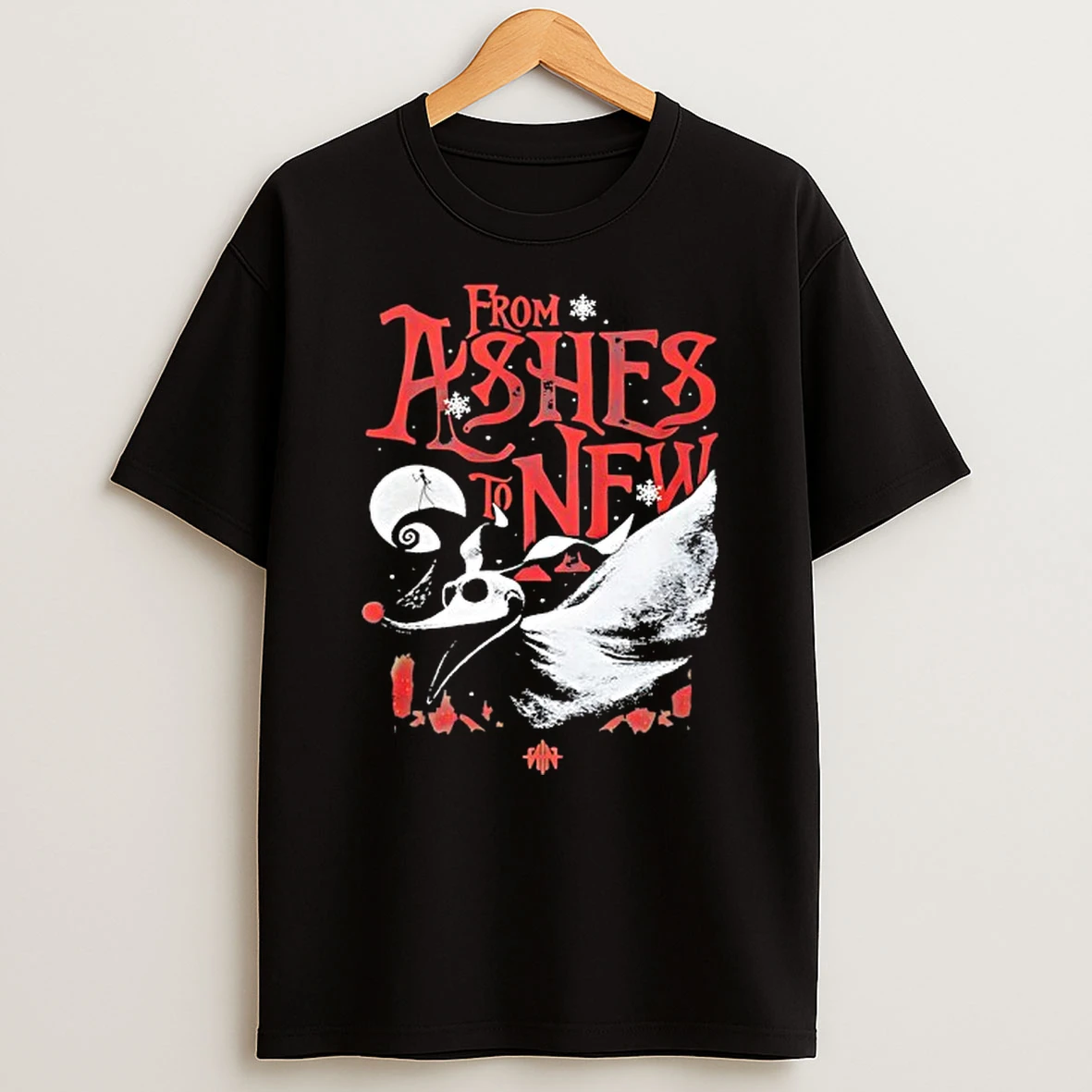 Jack Skellington And Zero From Ashes To New Good Boy Christmas 2025 Shirts