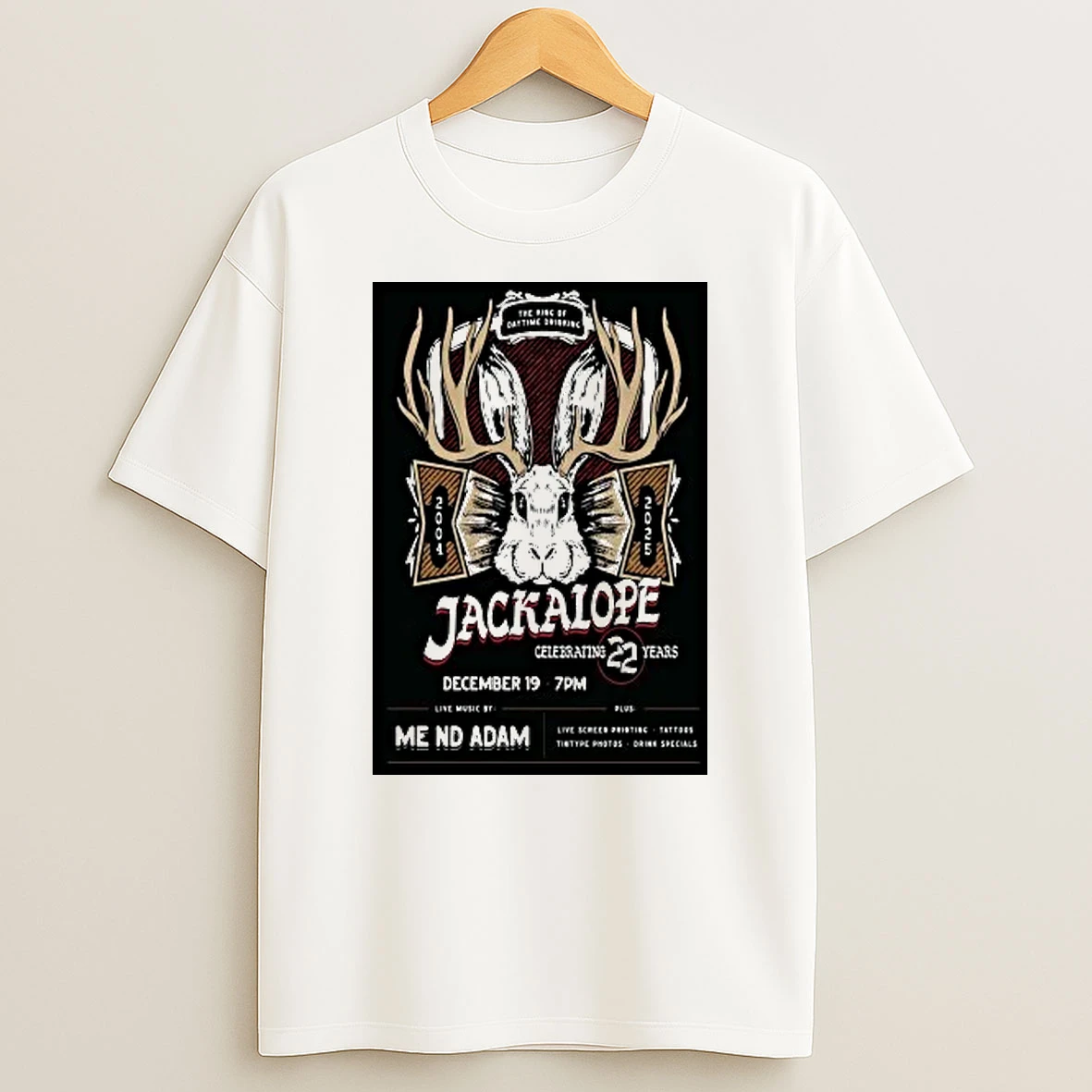 Jackalope Dec 19 2025 The Jackalope South Shore Shirts