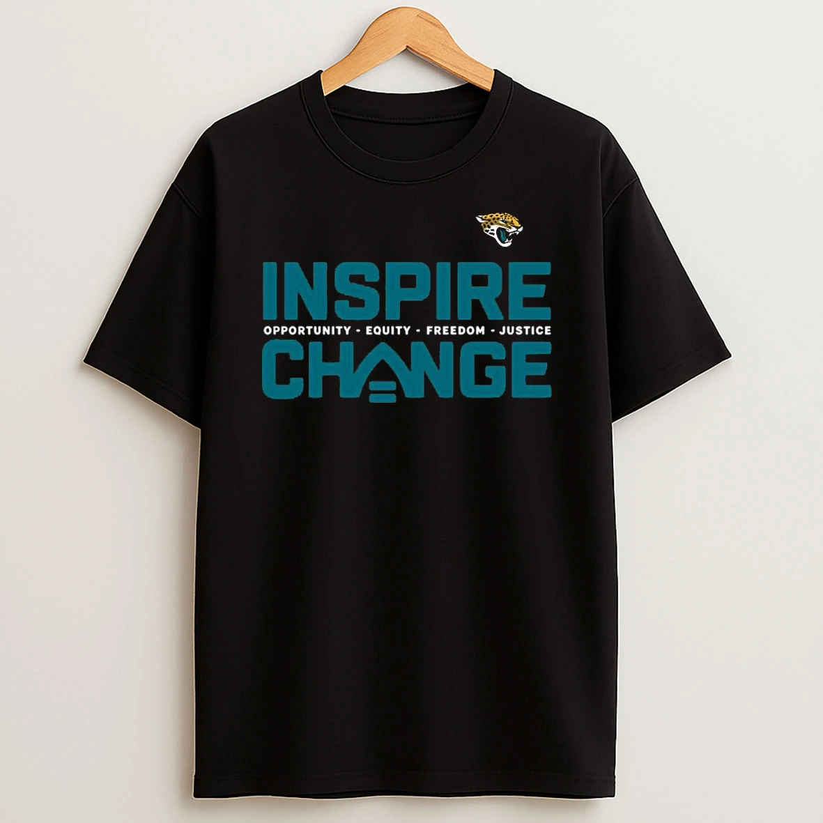 Jacksonville Jaguars X Nfl Inspire Change Opportunity Equity Freedom Justice Shirts