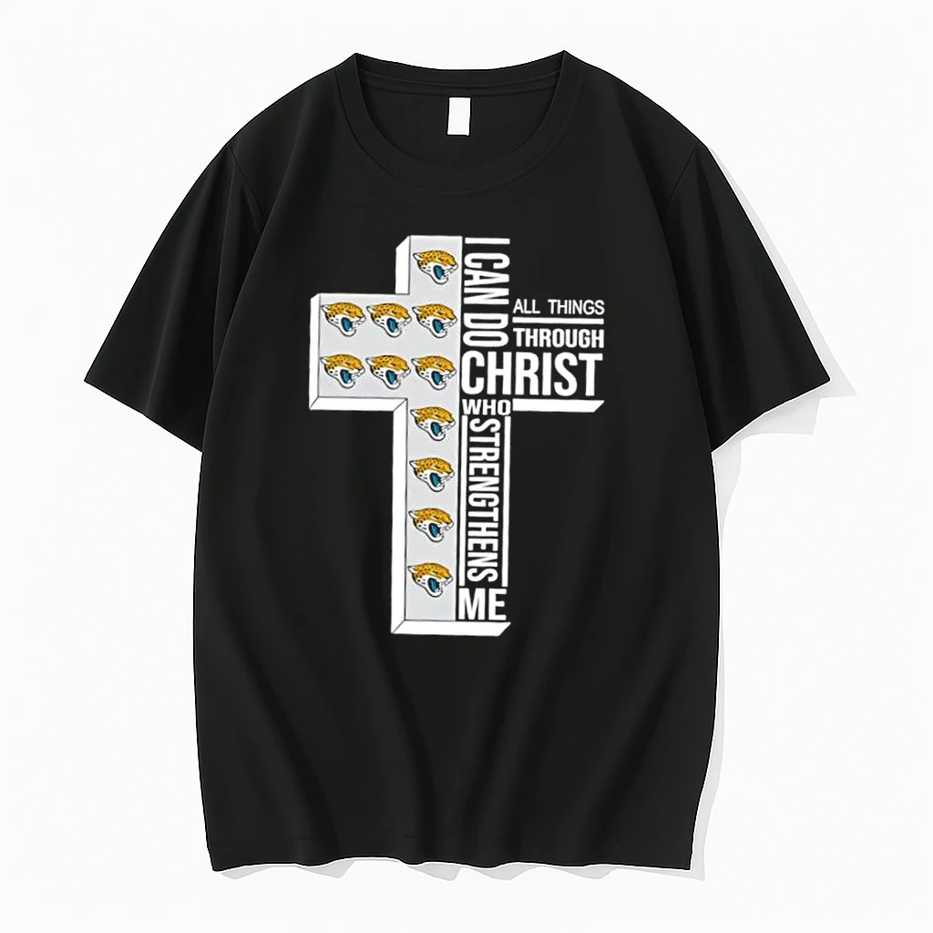 Jacksonville Jaguars Football X I Can Do All Things Through Christ Who Strengthens Me Shirts