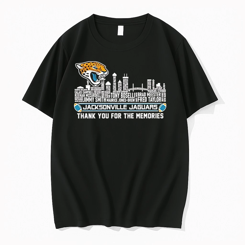 Jacksonville Jaguars Players Names Skyline Thank You For The Memories Shirts