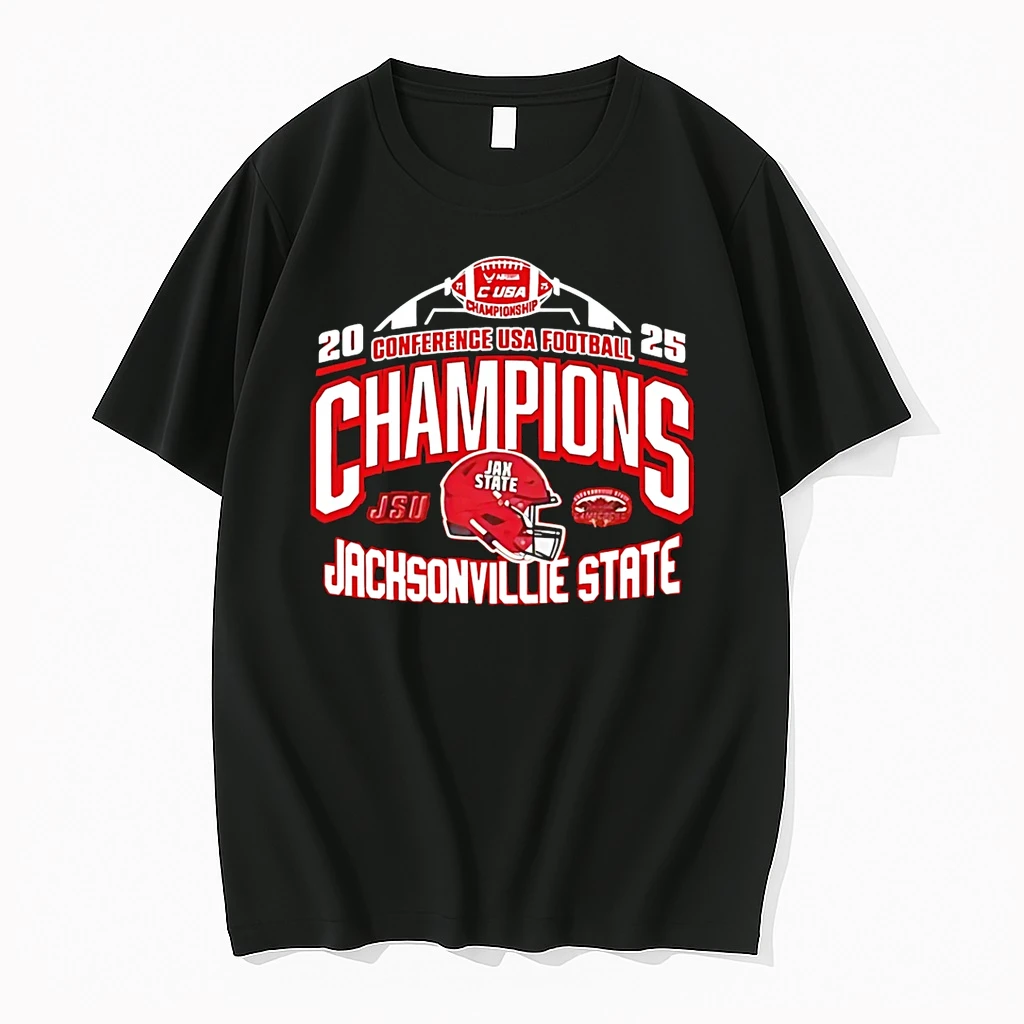 Jacksonville State Gamecocks Conference Usa Champions 2025 Football Shirts