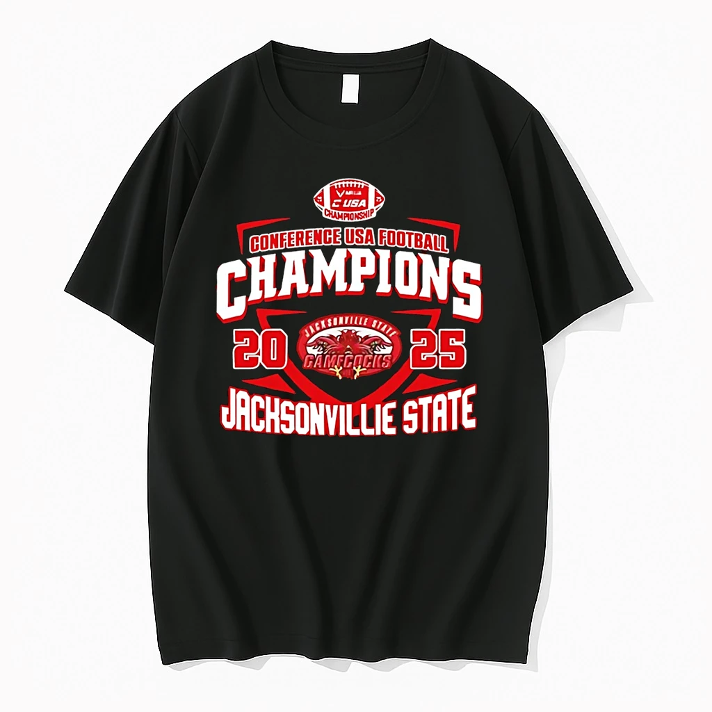Jacksonville State Gamecocks Conference Usa Champions 2025 Shirts