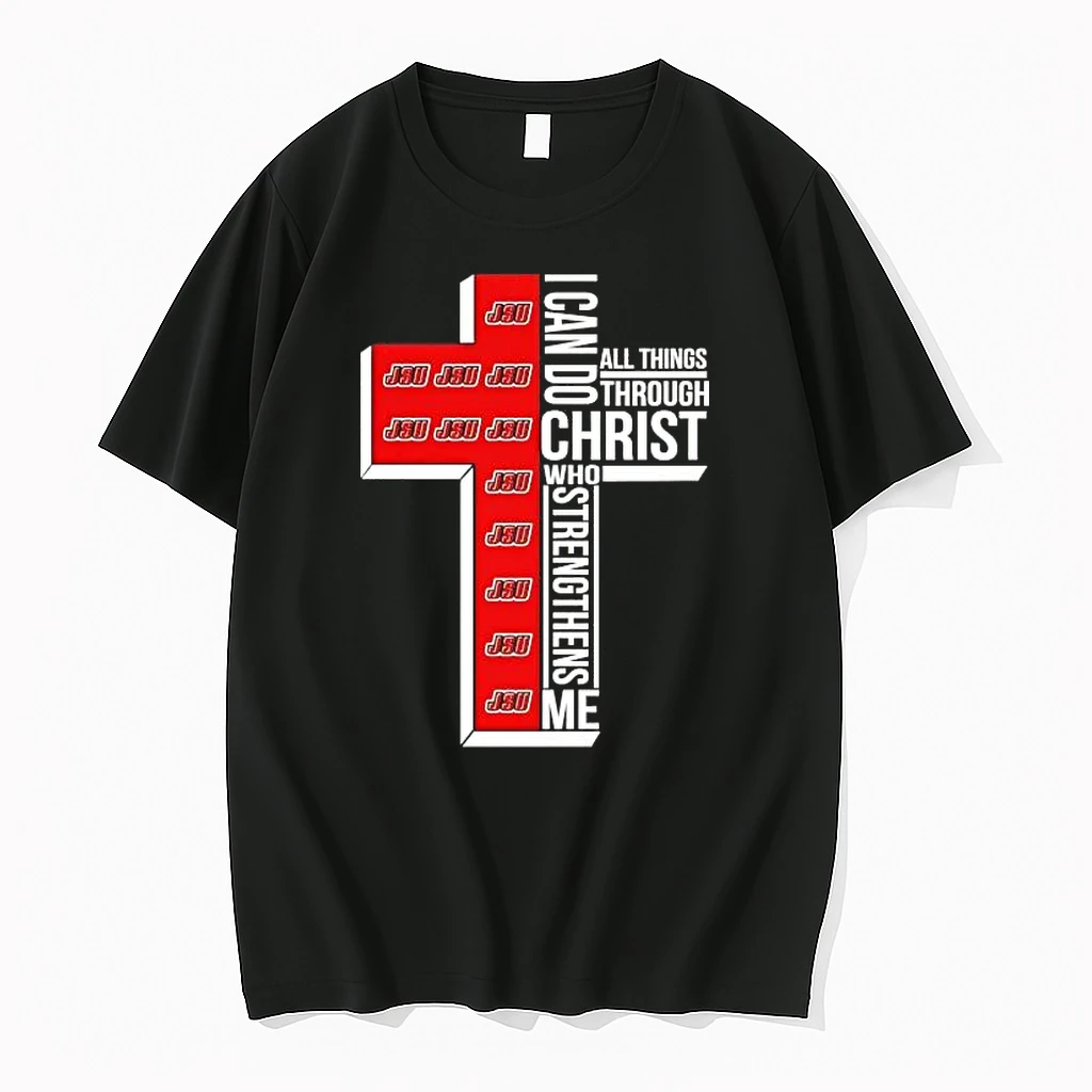 Jacksonville State Gamecocks I Can Do All Things Through Christ Shirts