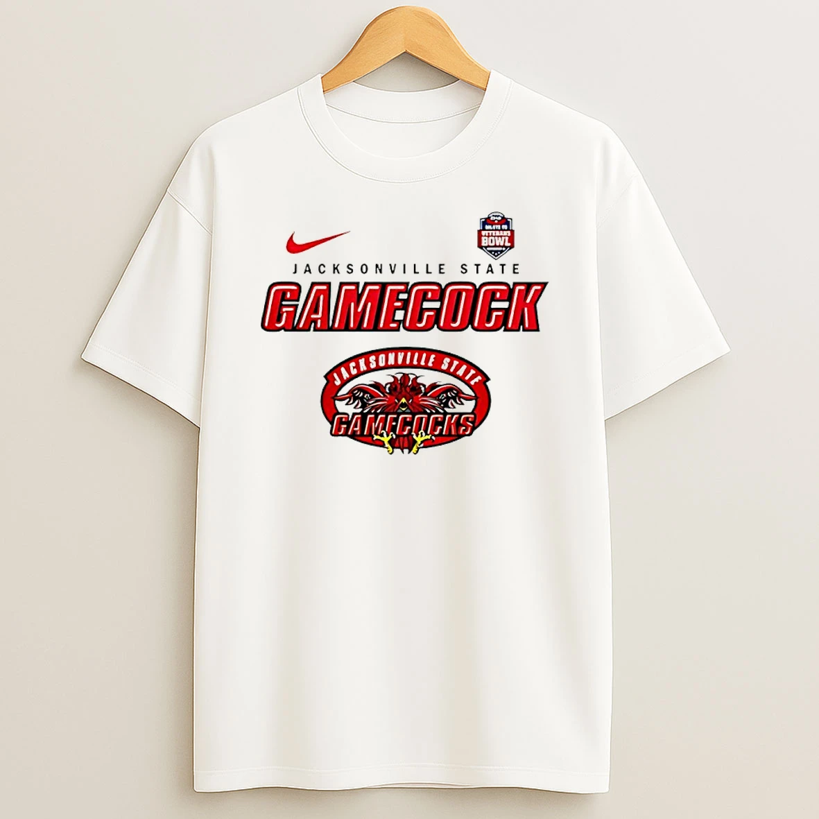 Jacksonville State Gamecocks Ncaa 2025 Salute To Veterans Bowl Shirts