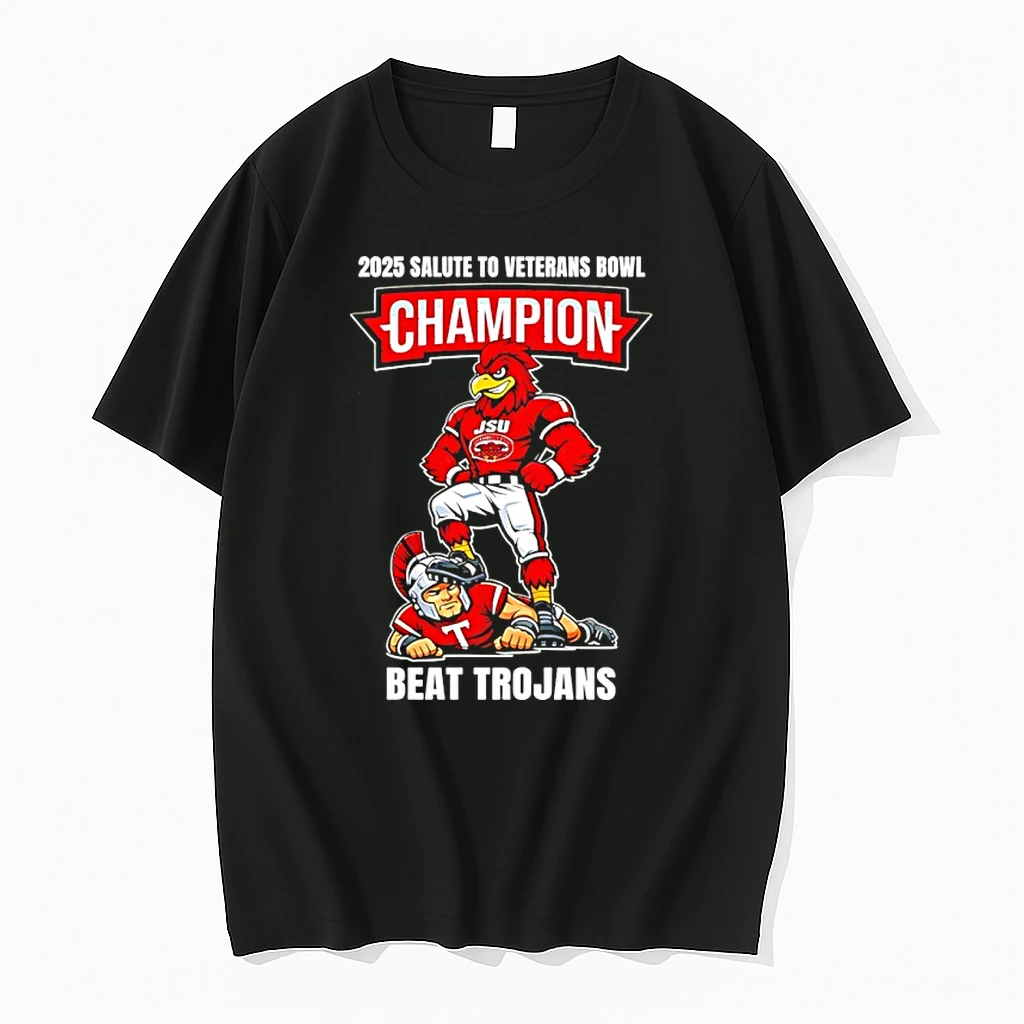 Jacksonville State Gamecocks Ncaa 2025 Salute To Veterans Bowl Mascot Shirts
