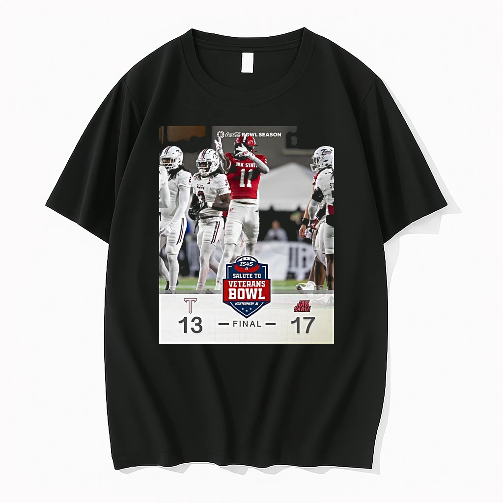 Jacksonville State Defeated Troy Final Score 17 13 Is4s Salute To Veterans Bowl 2025 Shirts