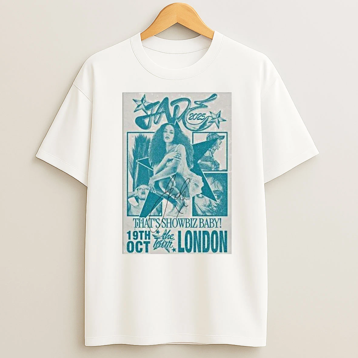 Jade Thats Showbiz Baby Tour In London Oct 19 2025 Shirts