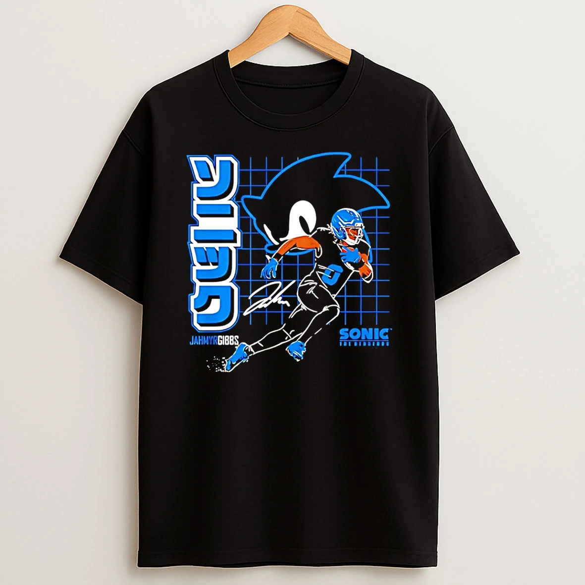 Jahmyr Gibbs Detroit Lions The Hedgehog Signature Shirts
