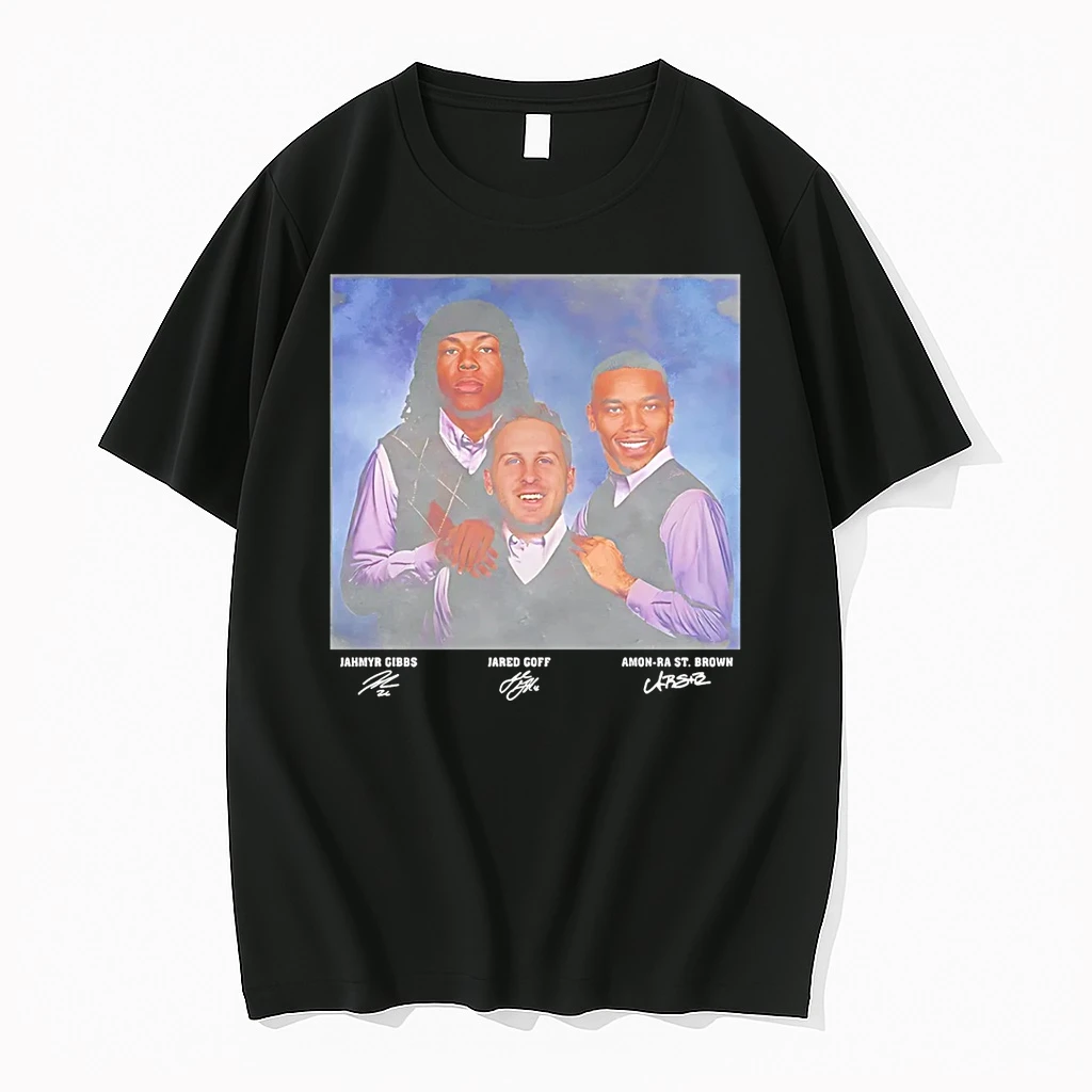 Jahmyr Gibbs Jared Goff St Brown Step Brothers Detroit Lions Shirts