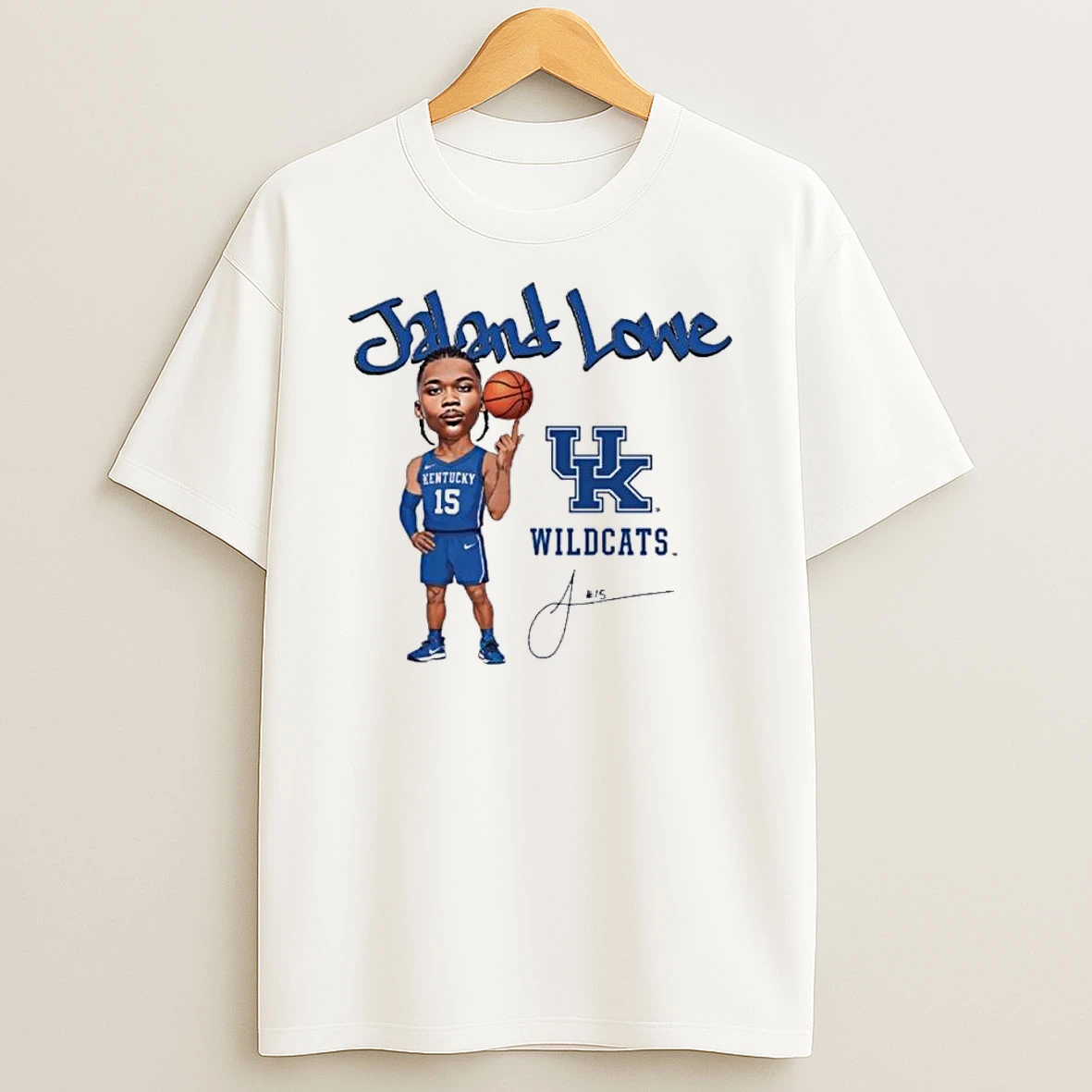 Jaland Lowe Uk Wildcats Caricature Shirts