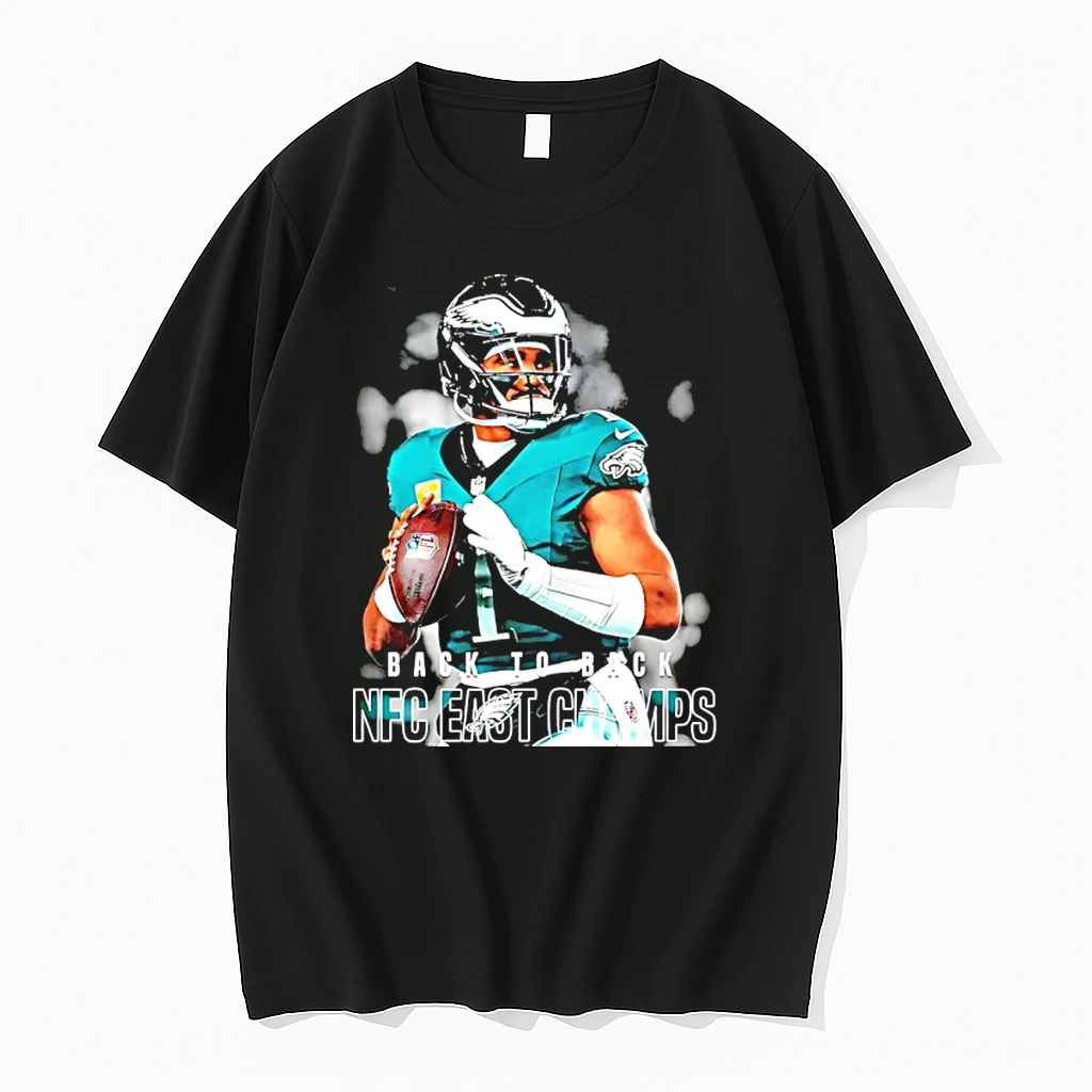 Jalen Hurts 2025 Back To Back Nfc East Champs Shirts