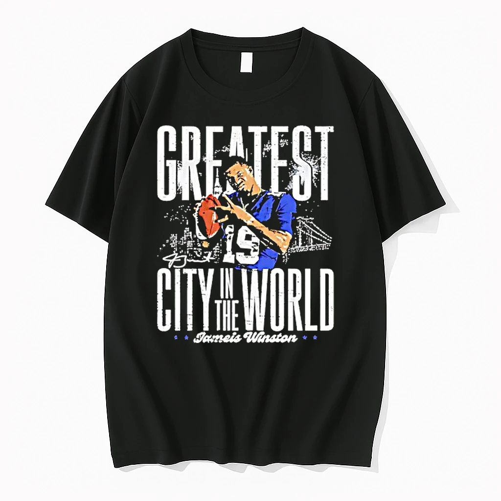 Jameis Winston Greatest City In The World New York Giants Shirts