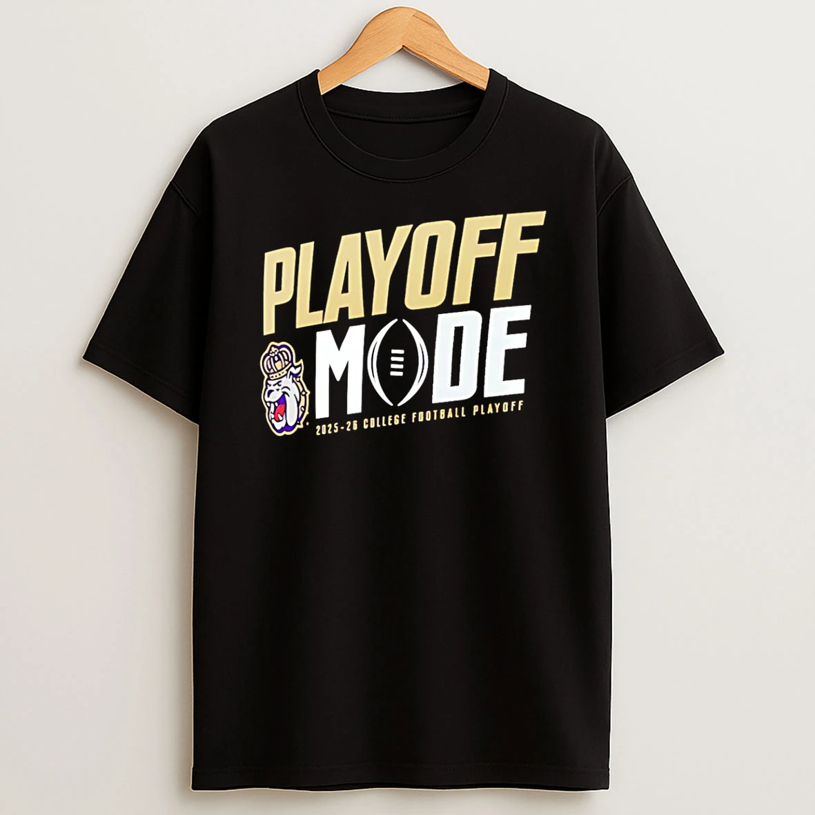 James Madison Dukes 2025 26 College Football Playoff Mode Pass Protection Shirts