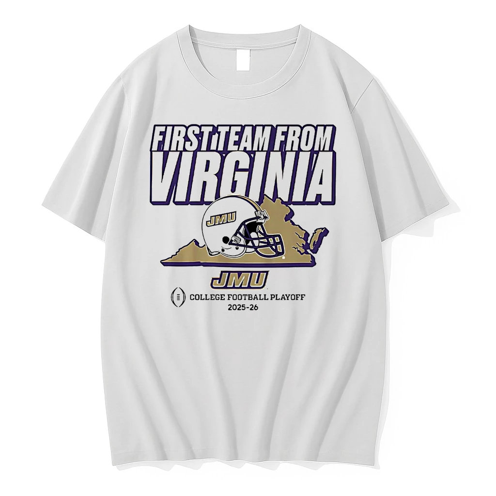 James Madison Dukes First Team From Virginia 2026 Cfp Shirts