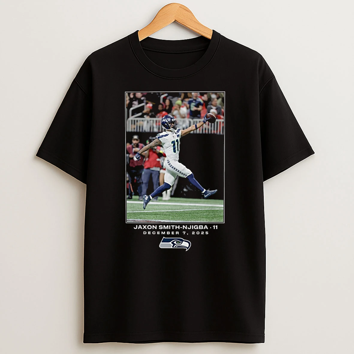 Jaxon Smith Njigba Seattle Seahawks Nfl Flash Features Week 14 December 7 2025 Shirts
