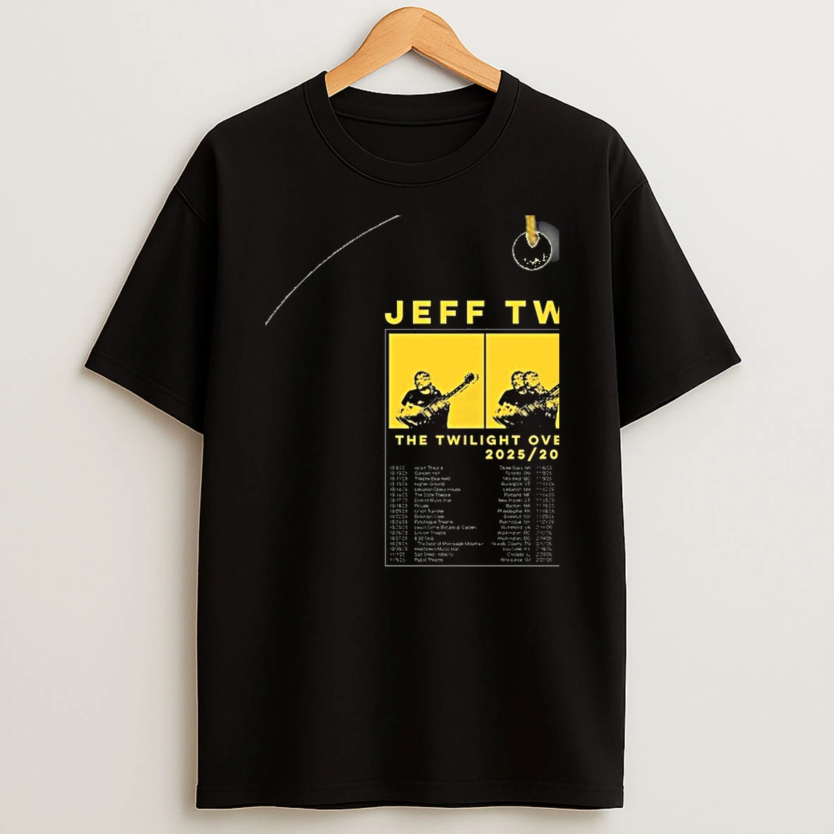 Jeff Tweedy Twilight Override 2025 Tour Shirts