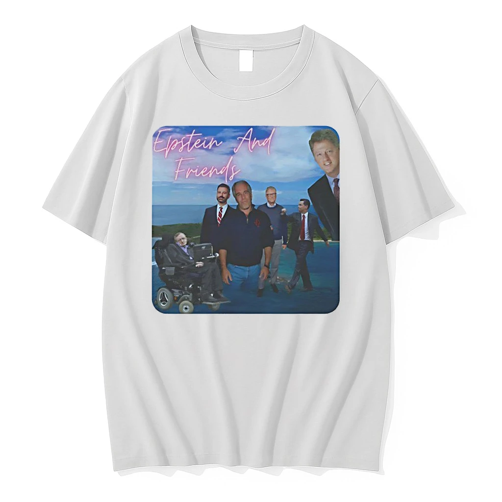 Jeffrey Epstein And Friends Graphic Shirts