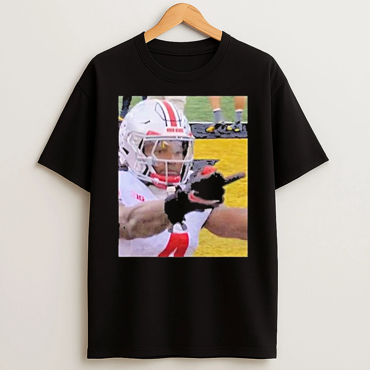 Jeremiah Smith Flips Off Finger Michigan Fan Football Shirts