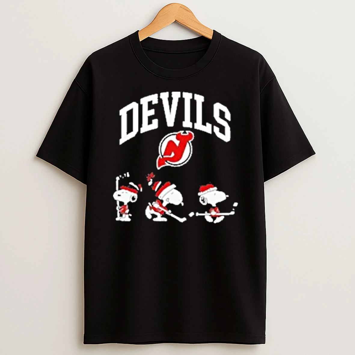 Jersey Devils X Peanuts Snoopy Raise Hell Hockey Shirts
