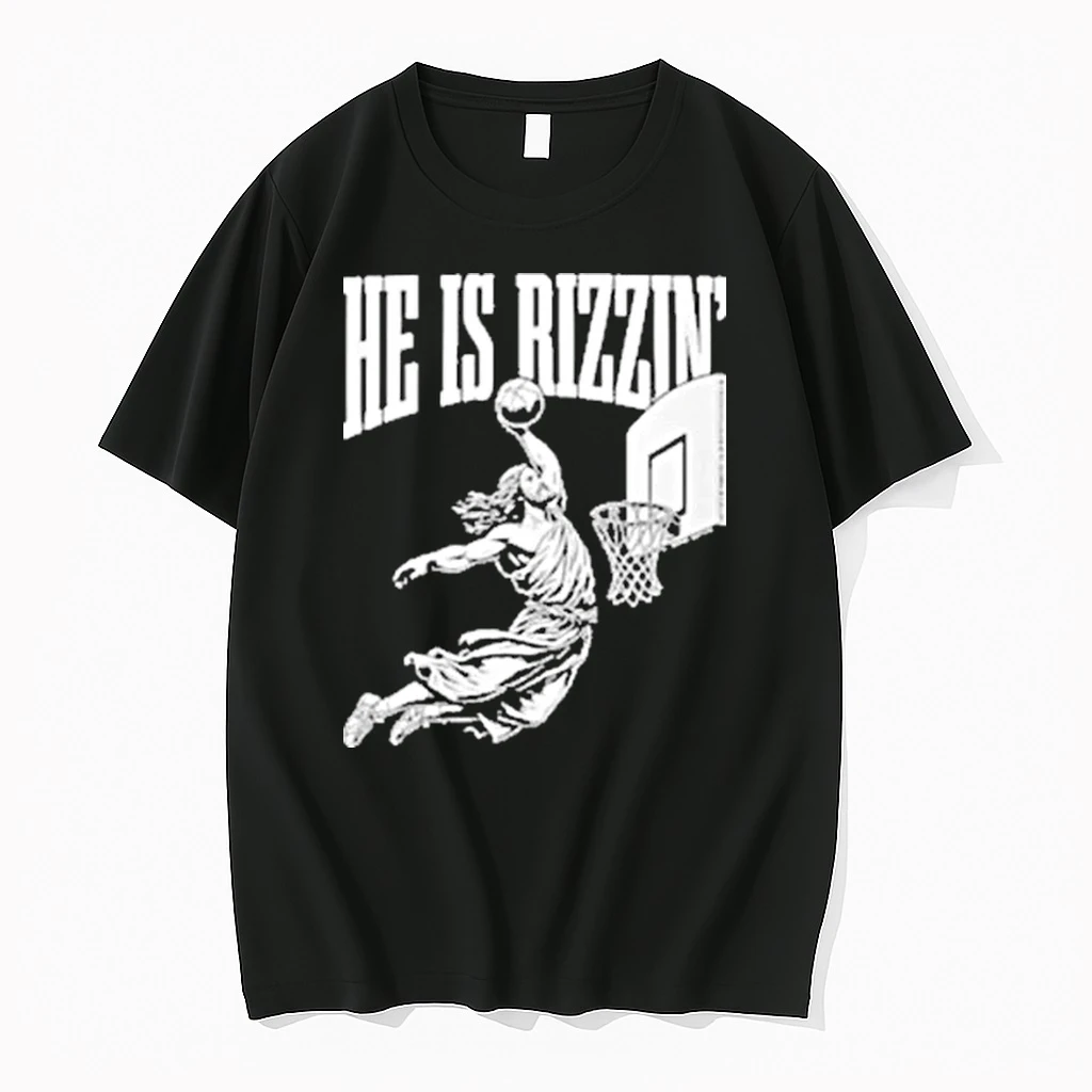 Jesus Has Rizzen Dunk Basketball Shirts