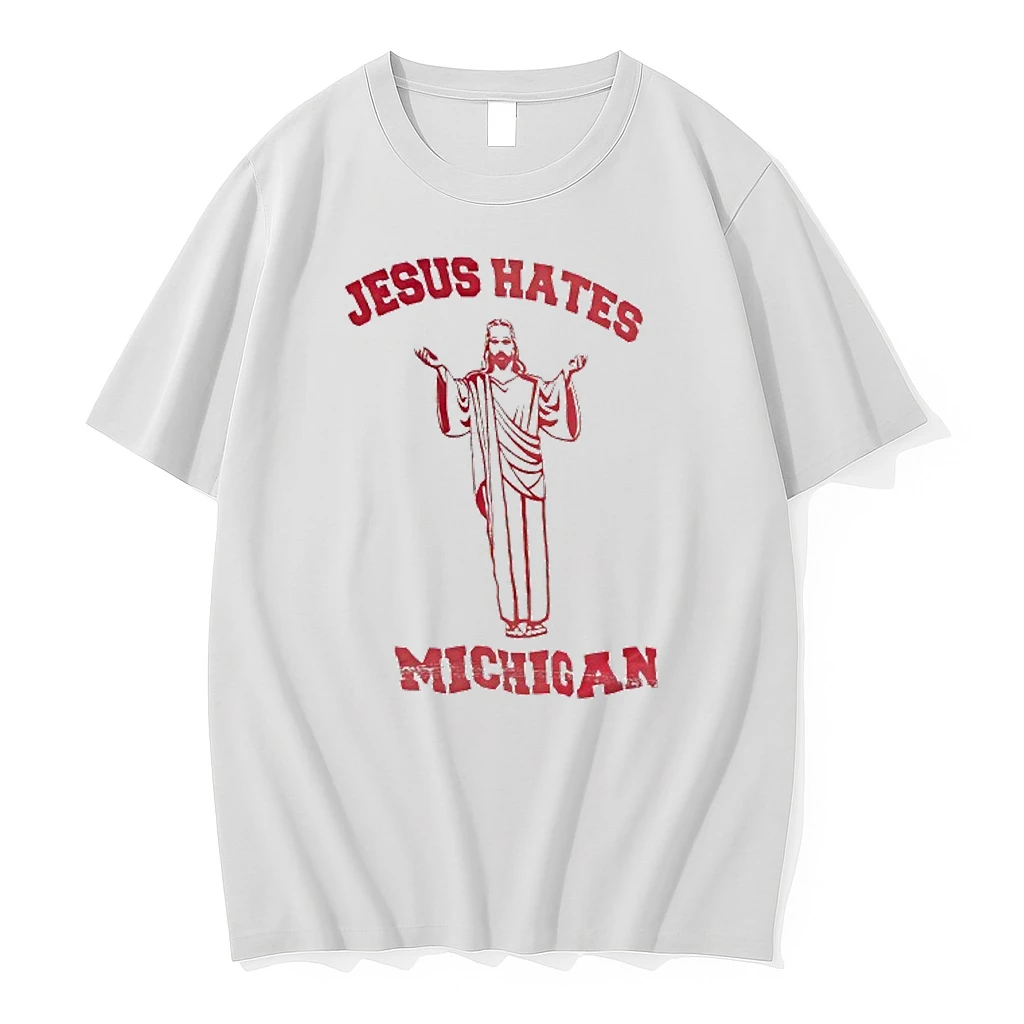 Jesus Hates Michigan Graphic Shirts